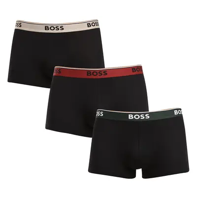 3PACK fekete BOSS férfi boxeralsó (50517827 968)