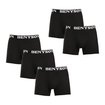 5PACK fekete Benysøn férfi boxeralsó (4004)