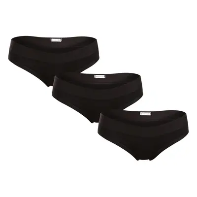 3PACK fekete Lovelygirl női alsók (4999-black)