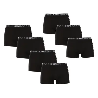 7PACK fekete Lee Cooper férfi boxeralsó (PO41014)