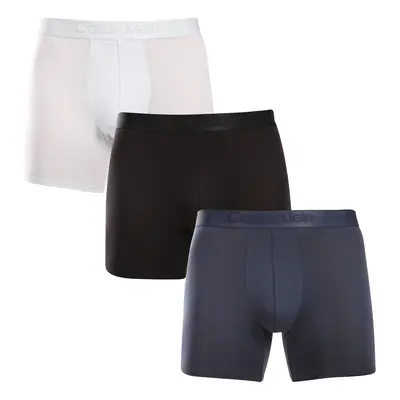 3PACK többszínű Calvin Klein férfi boxeralsó (NB3652A-QTA)