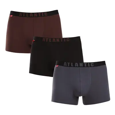 3PACK többszínű Atlantic férfi boxeralsó (3MH-011/02)