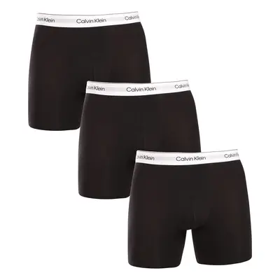 3PACK fekete Calvin Klein férfi boxeralsó (NB3964A-UB1)