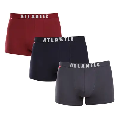 3PACK többszínű Atlantic férfi boxeralsó (3MH-011/01)