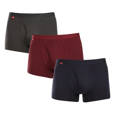 3PACK többszínű Atlantic férfi boxeralsó (3MH-184)