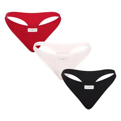 3PACK tarka Tommy Hilfiger női tanga (UW0UW05189 0SR)