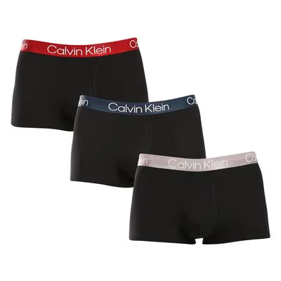 3PACK fekete Calvin Klein férfi boxeralsó (NB2970A-PZI)