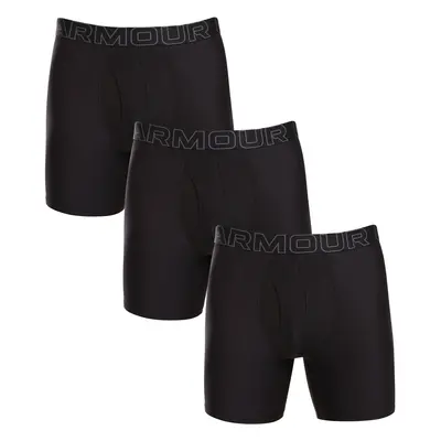 3PACK fekete Under Armour férfi boxeralsó (1383878 001)