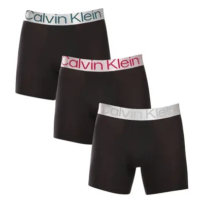 3PACK fekete Calvin Klein férfi boxeralsó (NB3131A-NC4)