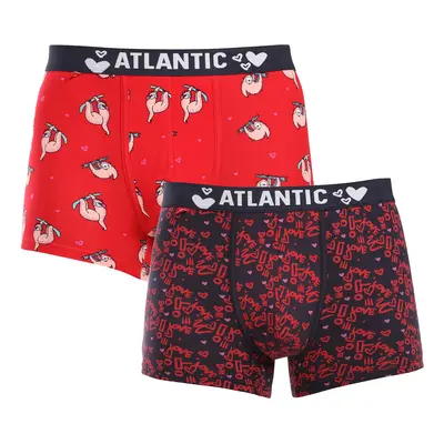 2PACK többszínű Atlantic férfi boxeralsó (2GMH-018)