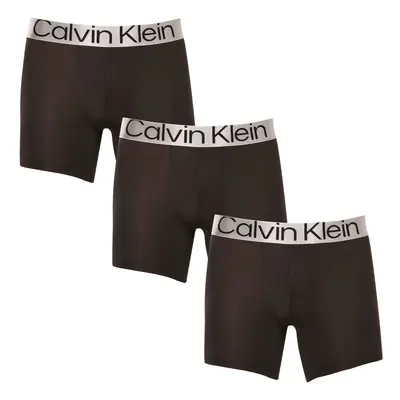 3PACK fekete Calvin Klein férfi boxeralsó (NB3075A-7V1)