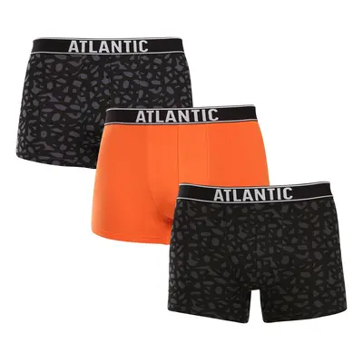 3PACK többszínű Atlantic férfi boxeralsó (3MH-173/GRF3)