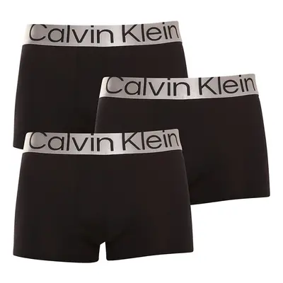 Sérült csomagolás - 3PACK férfi boxeralsó Calvin Klein fekete (NB3130A-7V1)