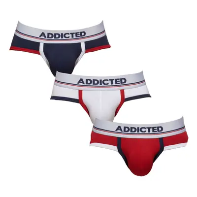 3PACK férfi alsónadrág Addicted többszínű (AD1008P-3COL)