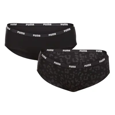 2PACK fekete Puma női alsók (701226222 001)