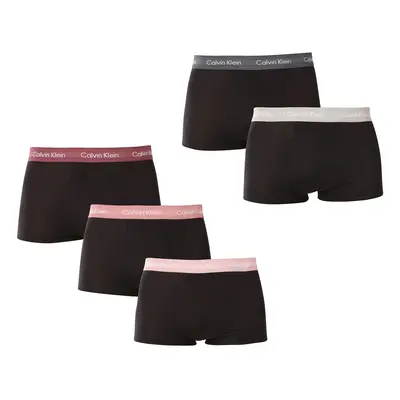 5PACK fekete Calvin Klein férfi boxeralsó (NB2734A-QT6)