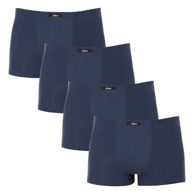 4PACK sötét kék S.Oliver férfi boxeralsó (MH-35H-60164426)