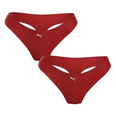 2PACK Puma női tanga varrat nélküli piros (100001009 021)