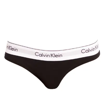 Fekete Calvin Klein női tanga (F3786E-001)