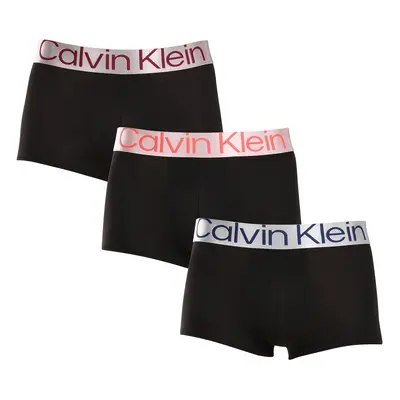 3PACK fekete Calvin Klein férfi boxeralsó (NB3074A-MJ3)