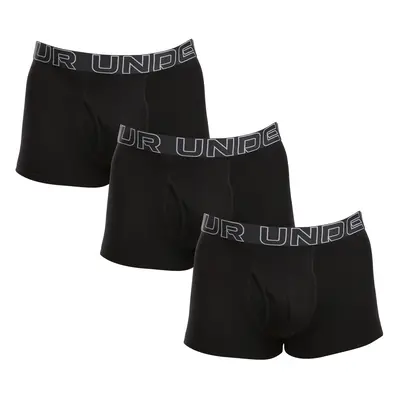 3PACK fekete Under Armour férfi boxeralsó (1383891 001)