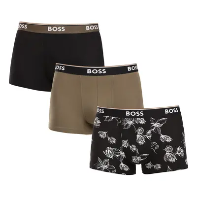 3PACK többszínű BOSS férfi boxeralsó (50531701 963)