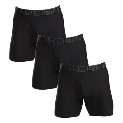 3PACK fekete Under Armour férfi boxeralsó (1383884 001)