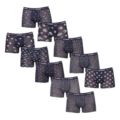 10PACK többszínű Lee Cooper férfi boxeralsó (LCUBOX10P2-1946718)