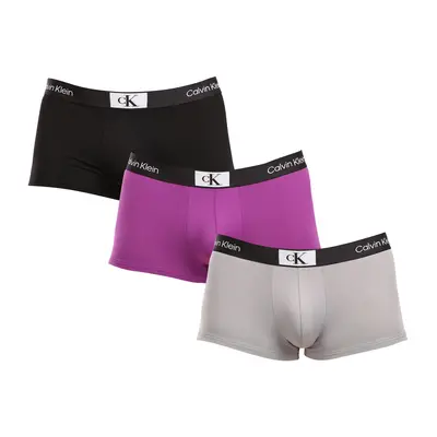 3PACK többszínű Calvin Klein férfi boxeralsó (NB3532A-LX5)