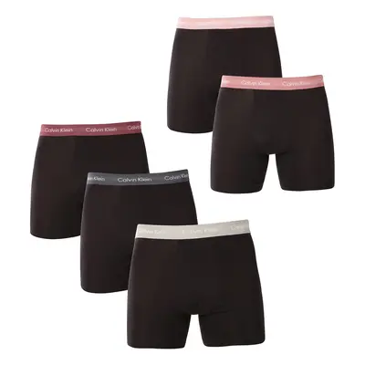 5PACK fekete Calvin Klein férfi boxeralsó (NB3794A-QT6)