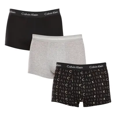 3PACK többszínű Calvin Klein férfi boxeralsó (U2664G-YKS)