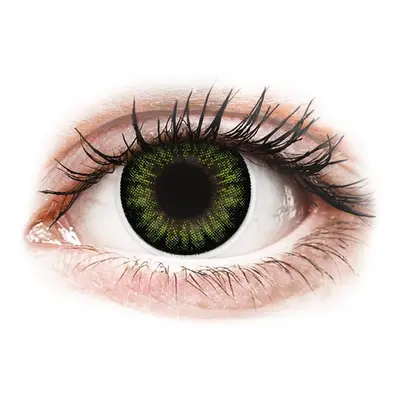 ColourVUE BigEyes Party Green - dioptria nélkül (2 db lencse)