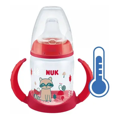 Baba tanuló itatópohár NUK hőmérséklet jelzővel 150 ml piros