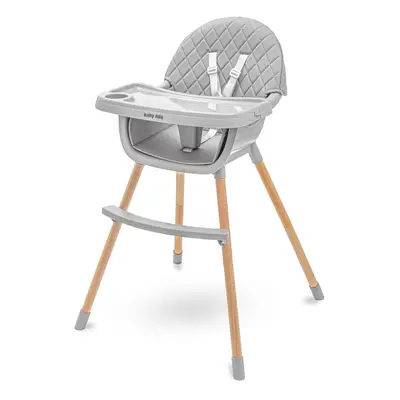 Etetőszék Baby Mix Freja wooden dark grey