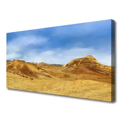 Vászonfotó Desert Hills Landscape 120x60 cm