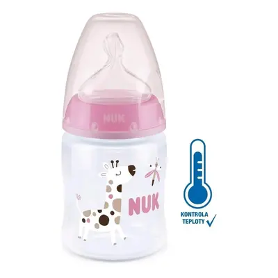 Baba cumisüveg NUK First Choice Temperature Control 150 ml pink