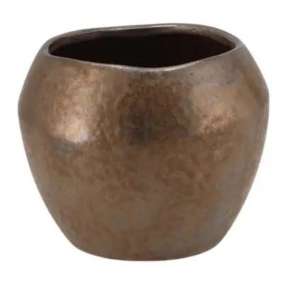 AMARAH bronz kerámia virágcserép 18 cm