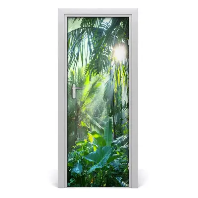 Ajtóposzter öntapadós ajtó Jungle 85x205 cm