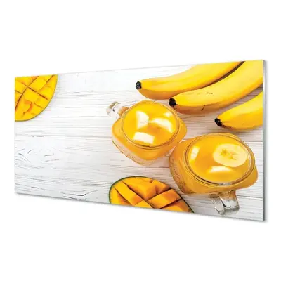 Üvegképek Mango banán turmix 140x70 cm 4 fogas