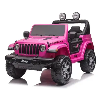 Gyermek elektromos autó Baby Mix Jeep Wrangler Rubicon rózsaszín