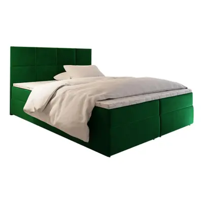 LENY kárpitozott boxspring ágy, 180x200, kronos 19