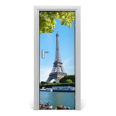 Ajtó méretű poszter Eiffel-torony 75x205 cm