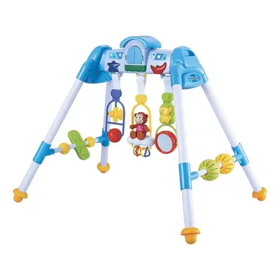 Gyerek zenélő fejlesztő babatornáztató állvány Baby Mix De Lux Baby Mix blue