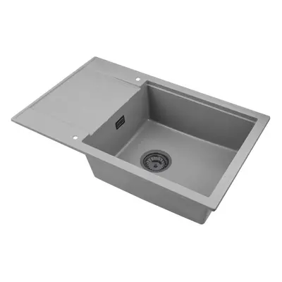 SINK Quality Mosogató minőségi Ferrum New 8010, 1 kamrás gránit mosogató 800x500x210 mm + grafit