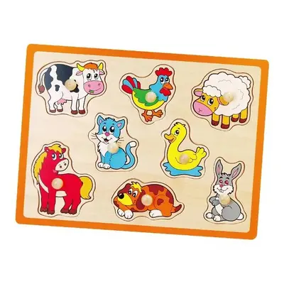 Gyermek fa puzzle Viga Farm