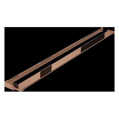 Mexen kiegészítők, polc/törülközőtartó zuhanyparavánhoz (max. 140cm), rose gold, 800-02-60