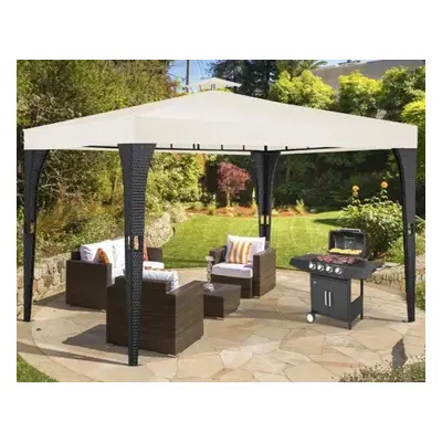 Deuba Rattan pavilon 3x4 m - krém