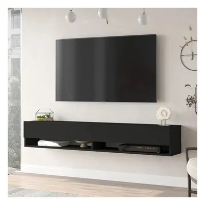 [en.casa] TV-állvány Laitila 180 x 31,5 x 29,5 cm fekete