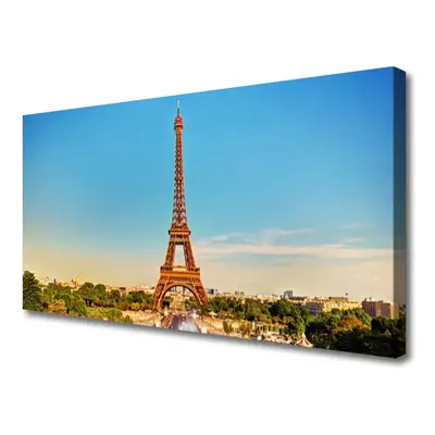 Canvas kép Eiffel-torony Párizs Város 140x70 cm