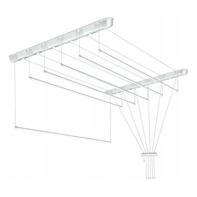 Erga Erga, mennyezeti akasztó ruhaszárításhoz 5x180 cm, fehér, ERG-SEP-10SUSSUF5PP18